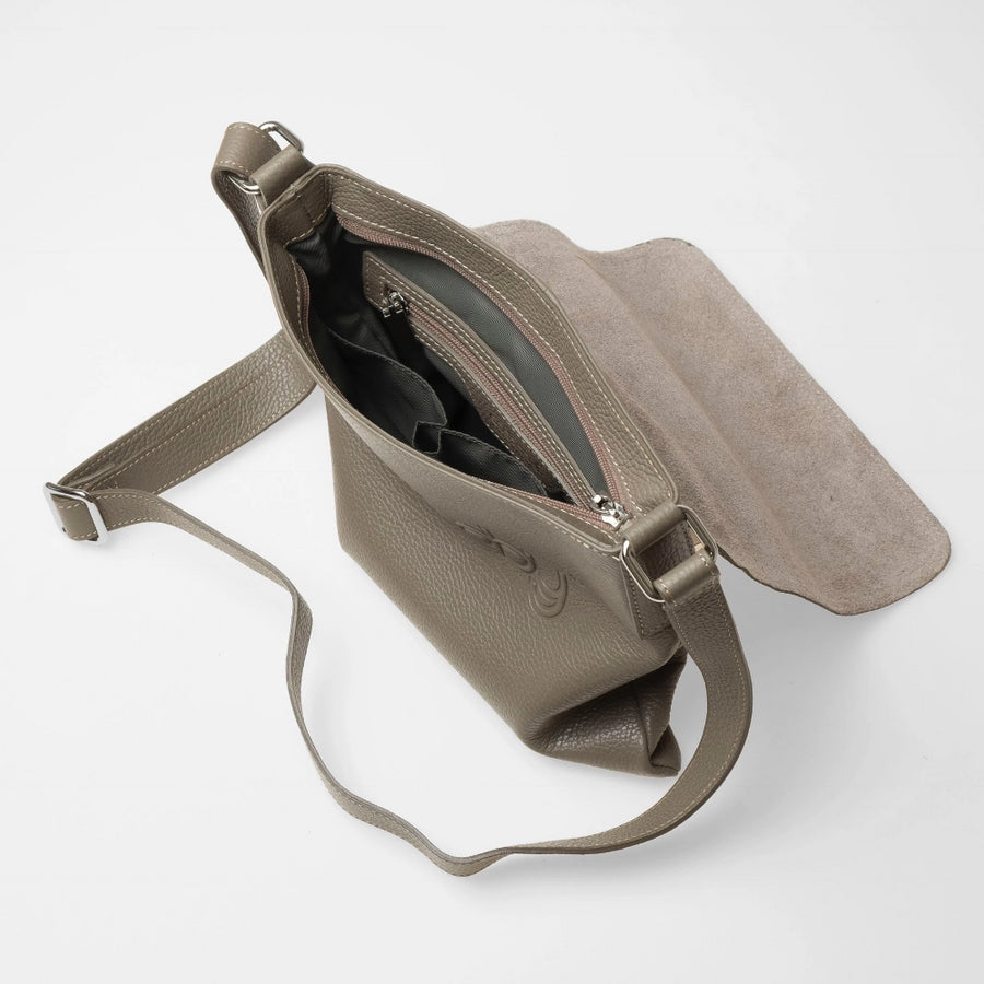 Grace Bag - Taupe Suede – Threads